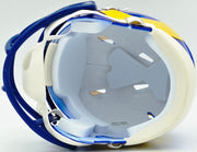 Davante Adams Autographed Los Angeles Rams Blue Speed Mini Helmet Beckett BAS Witness Stock #257214