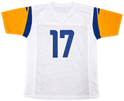 Los Angeles Rams Davante Adams Autographed White Jersey Beckett BAS Witness Stock #257217