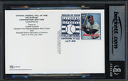 Ichiro Suzuki Autographed Hall of Fame Plaque Postcard Seattle Mariners Postmark Beckett BAS Stock #257225