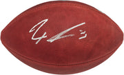 Jaxon Smith-Njigba Autographed Official NFL Leather Football Seattle Seahawks Fanatics Holo Stock #257924