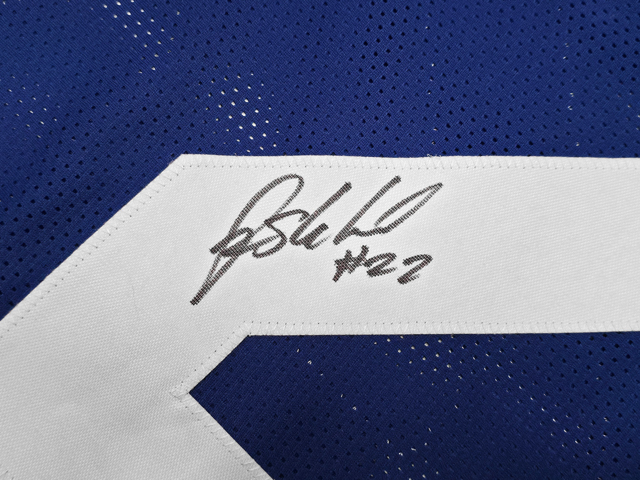 Seattle Seahawks Rashid Shaheed Autographed Blue Jersey MCS Holo Stock #258200