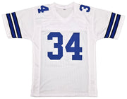 Dallas Cowboys Cornell Green Autographed White Jersey Beckett BAS Witness Stock #257838