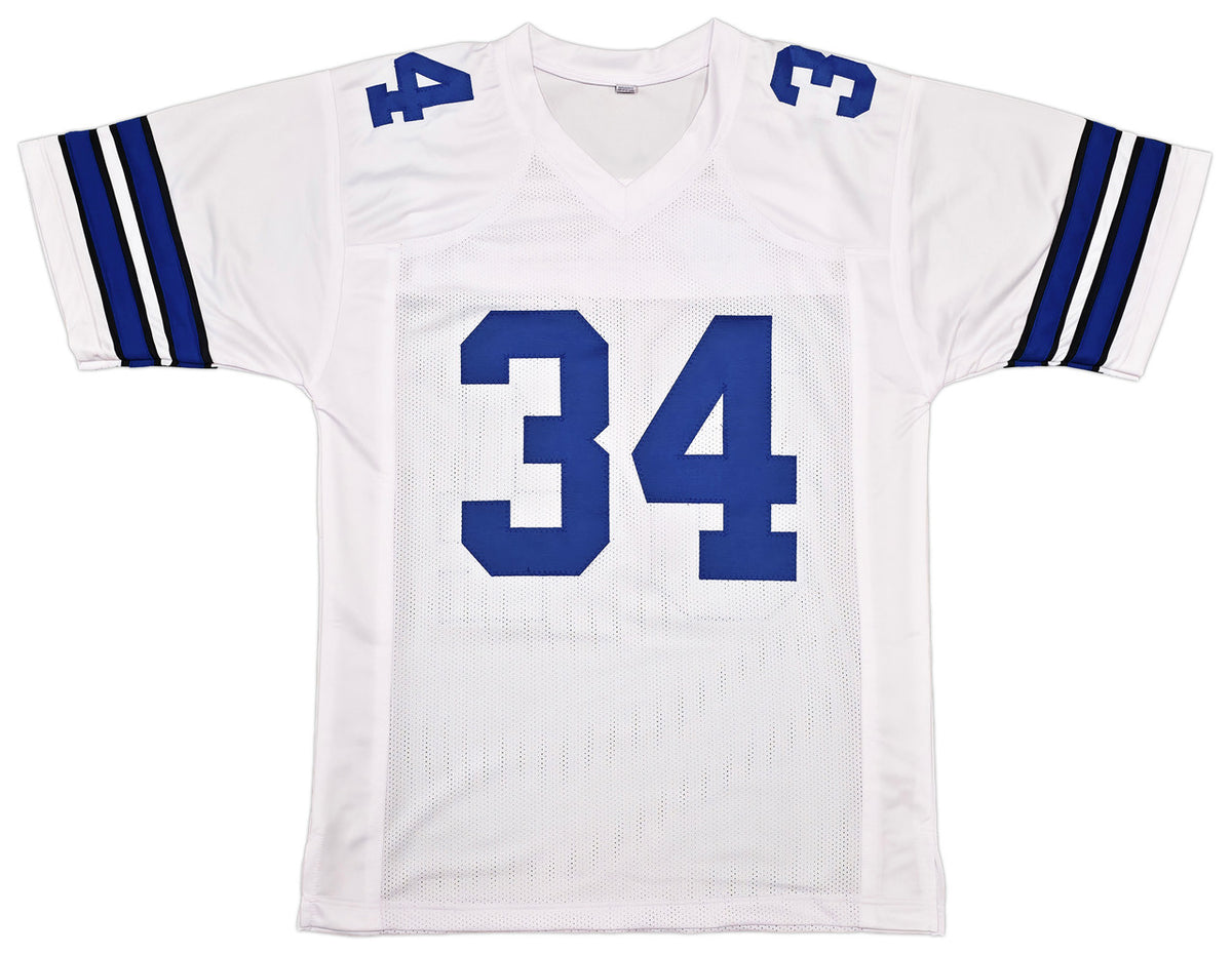 Dallas Cowboys Cornell Green Autographed White Jersey Beckett BAS Witness Stock #257838