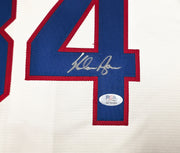 Texas Rangers Nolan Ryan Autographed White Nike Jersey Size XXL PSA/DNA ITP Stock #257232