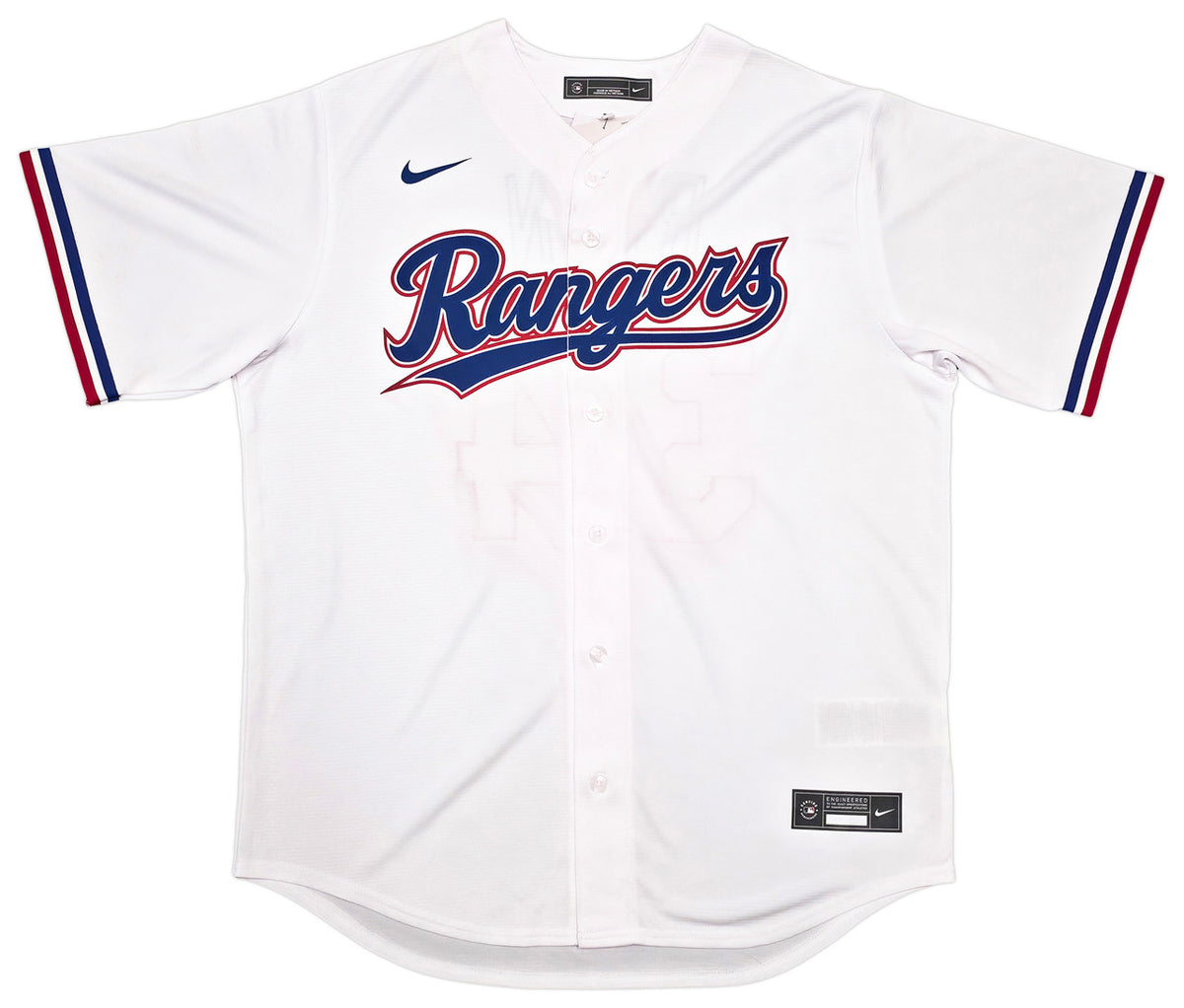 Texas Rangers Nolan Ryan Autographed White Nike Jersey Size XL PSA/DNA ITP Stock #257231