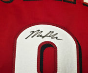 Cincinnati Reds Matt McLain Autographed Red Jersey "1st MLB HR 5/23/23" Beckett BAS Witness Stock #257831