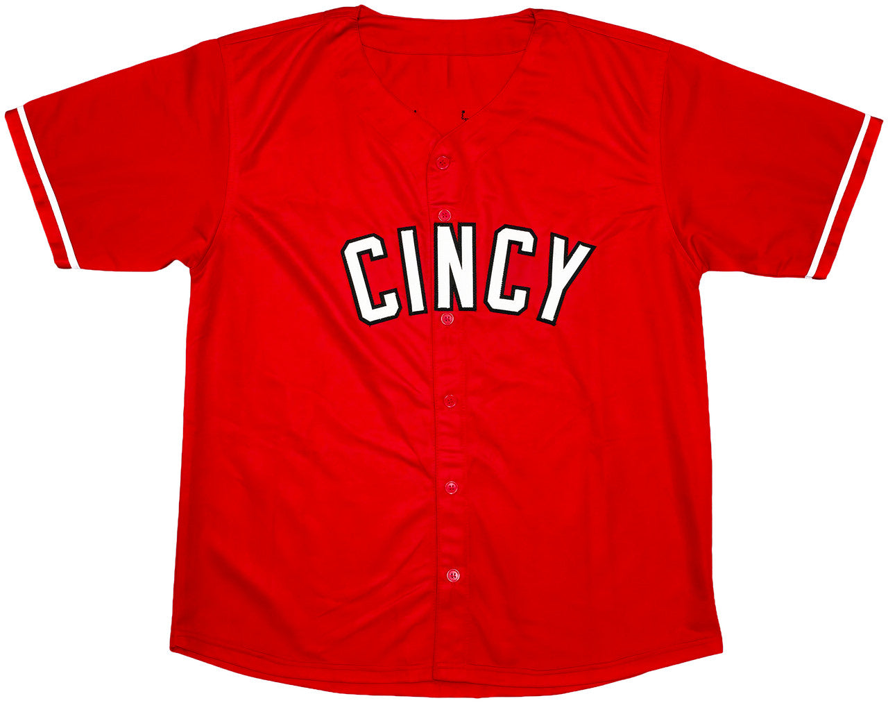 Cincinnati Reds Matt McLain Autographed Red Jersey "1st MLB HR 5/23/23" Beckett BAS Witness Stock #257831