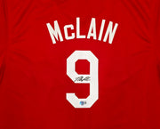 Cincinnati Reds Matt McLain Autographed Red Jersey Beckett BAS Witness Stock #257830