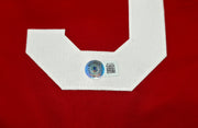 Cincinnati Reds Matt McLain Autographed Red Jersey Beckett BAS Witness Stock #257830