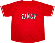 Cincinnati Reds Matt McLain Autographed Red Jersey Beckett BAS Witness Stock #257830