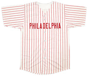 Philadelphia Phillies John Kruk Autographed White Jersey Beckett BAS Witness Stock #257920
