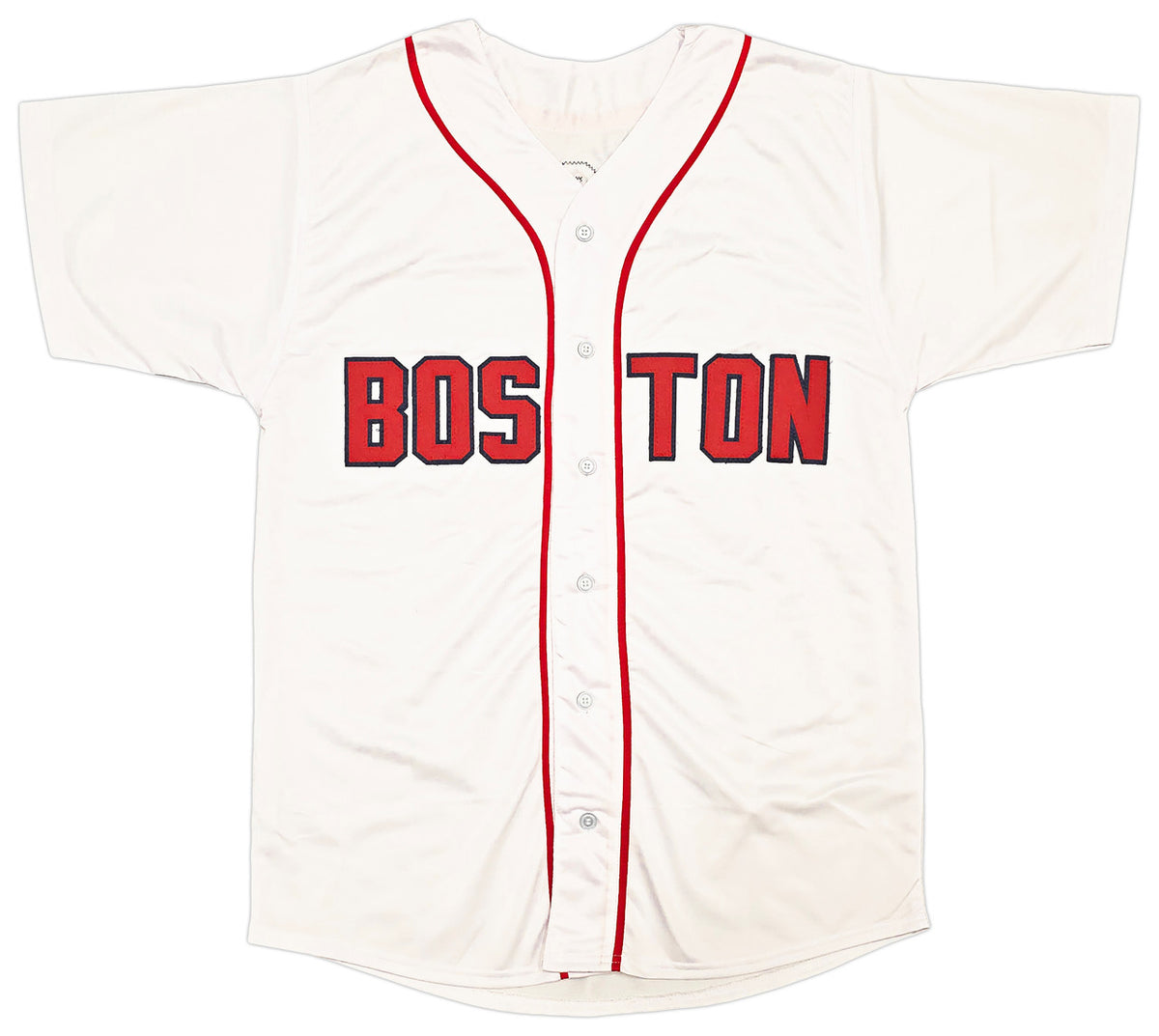 Boston Red Sox Wade Boggs Autographed White Jersey Beckett BAS Witness Stock #257836