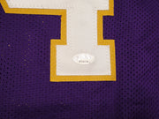 Los Angeles Lakers Shaquille Shaq O'Neal Autographed Purple Jersey JSA Stock #257919