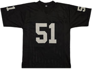 Las Vegas Raiders Bruce Irvin Autographed Black Jersey MCS Holo Stock #257840