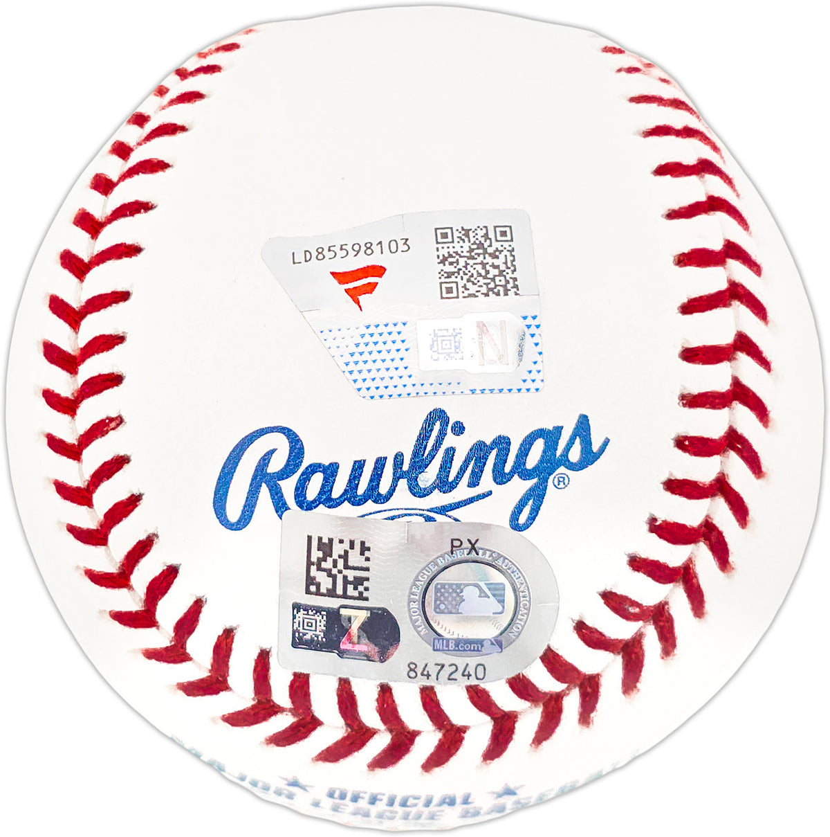 Cal Raleigh Autographed Official MLB Baseball Seattle Mariners Fanatics & MLB Holo Stock #257229