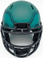 Donovan McNabb Autographed Philadelphia Eagles Rave Green Mini Helmet Beckett BAS Witness Stock #256863