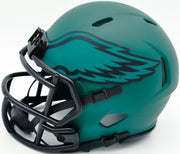 Donovan McNabb Autographed Philadelphia Eagles Rave Green Mini Helmet Beckett BAS Witness Stock #256863