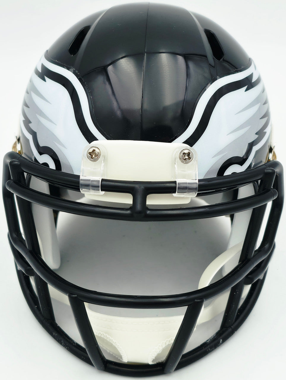 Donovan McNabb Autographed Philadelphia Eagles 2022 Alternate Black Mini Helmet Beckett BAS Witness Stock #256864