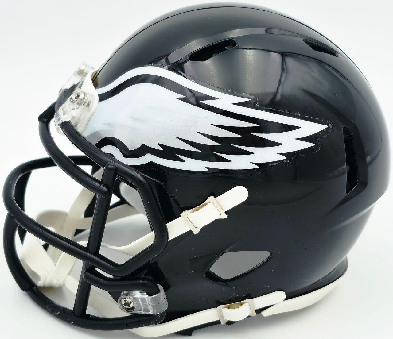 Donovan McNabb Autographed Philadelphia Eagles 2022 Alternate Black Mini Helmet Beckett BAS Witness Stock #256864
