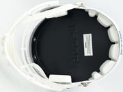 Jim Kelly, Thurman Thomas & Andre Reed Autographed Buffalo Bills Rivalries White Full Size Replica Speed Helmet Beckett BAS Witness Stock #256869