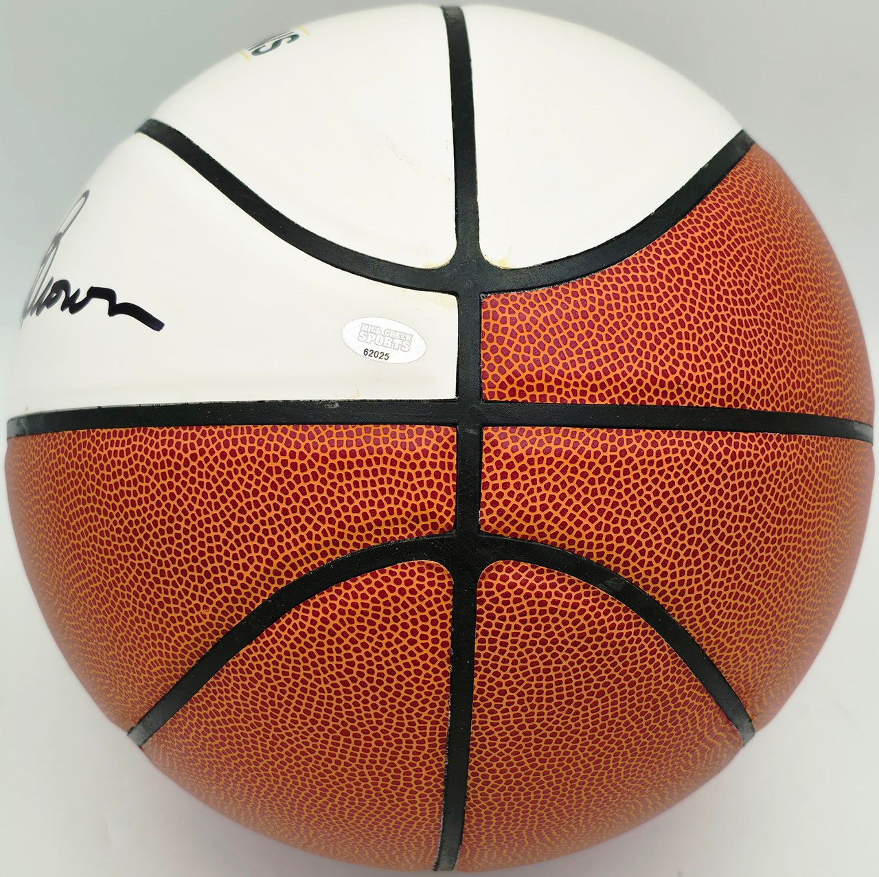 Downtown Fred Brown Autographed 1978-79 NBA Champions Logo Basketball Seattle Supersonics MCS Holo Stock #256895