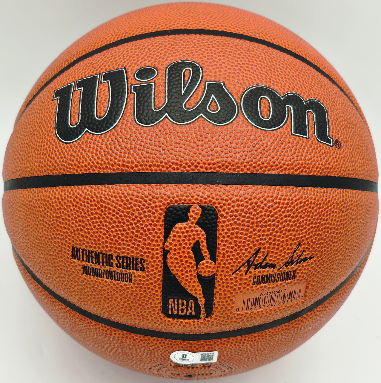 Dennis Rodman Autographed Authentic Indoor/Outdoor Basketball Chicago Bulls "HOF 2011" Beckett BAS Witness Stock #256866