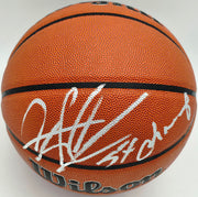 Dennis Rodman Autographed Authentic Indoor/Outdoor Basketball Chicago Bulls "5X Champ" Beckett BAS Witness Stock #256867