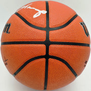 Dennis Rodman Autographed Authentic Indoor/Outdoor Basketball Chicago Bulls "5X Champ" Beckett BAS Witness Stock #256867