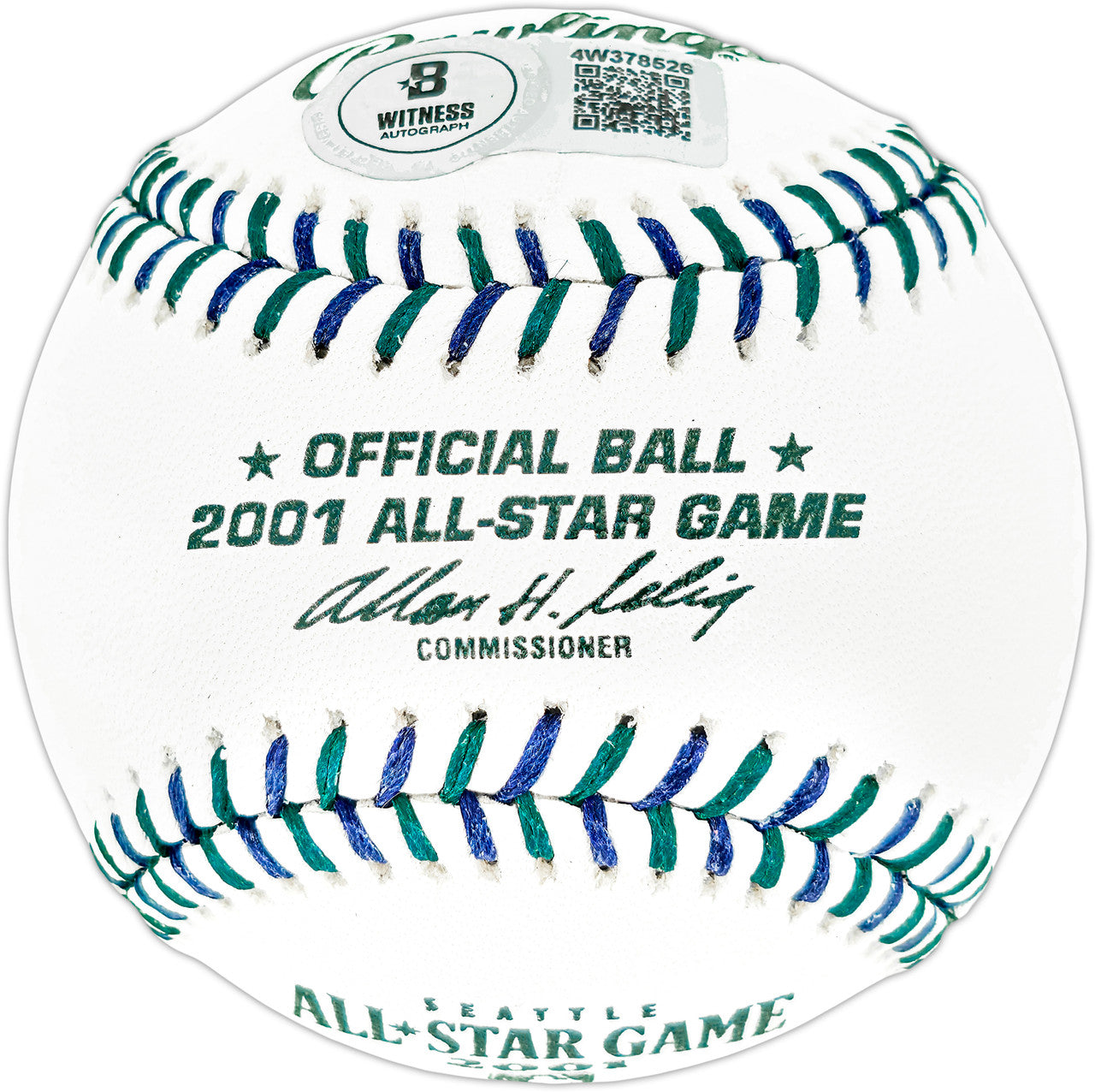 Ichiro Suzuki Autographed Official 2001 All Star Game Baseball Seattle Mariners "#51" IS Holo & Beckett BAS Witness Stock #256832