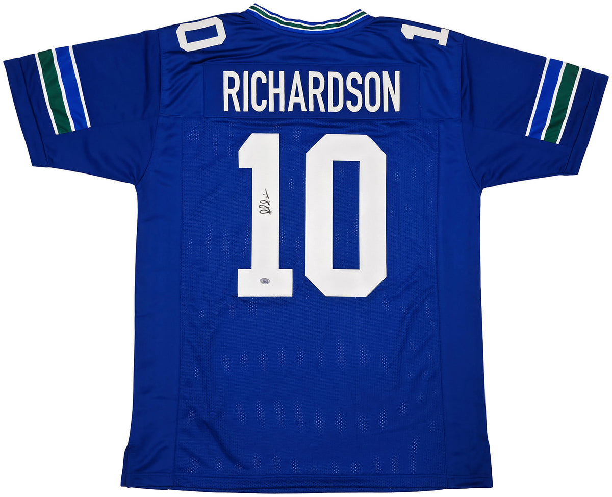 Seattle Seahawks Paul Richardson Autographed Blue Jersey GTSM Stock #256888