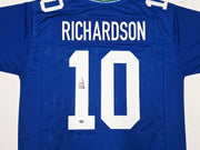 Seattle Seahawks Paul Richardson Autographed Blue Jersey GTSM Stock #256888