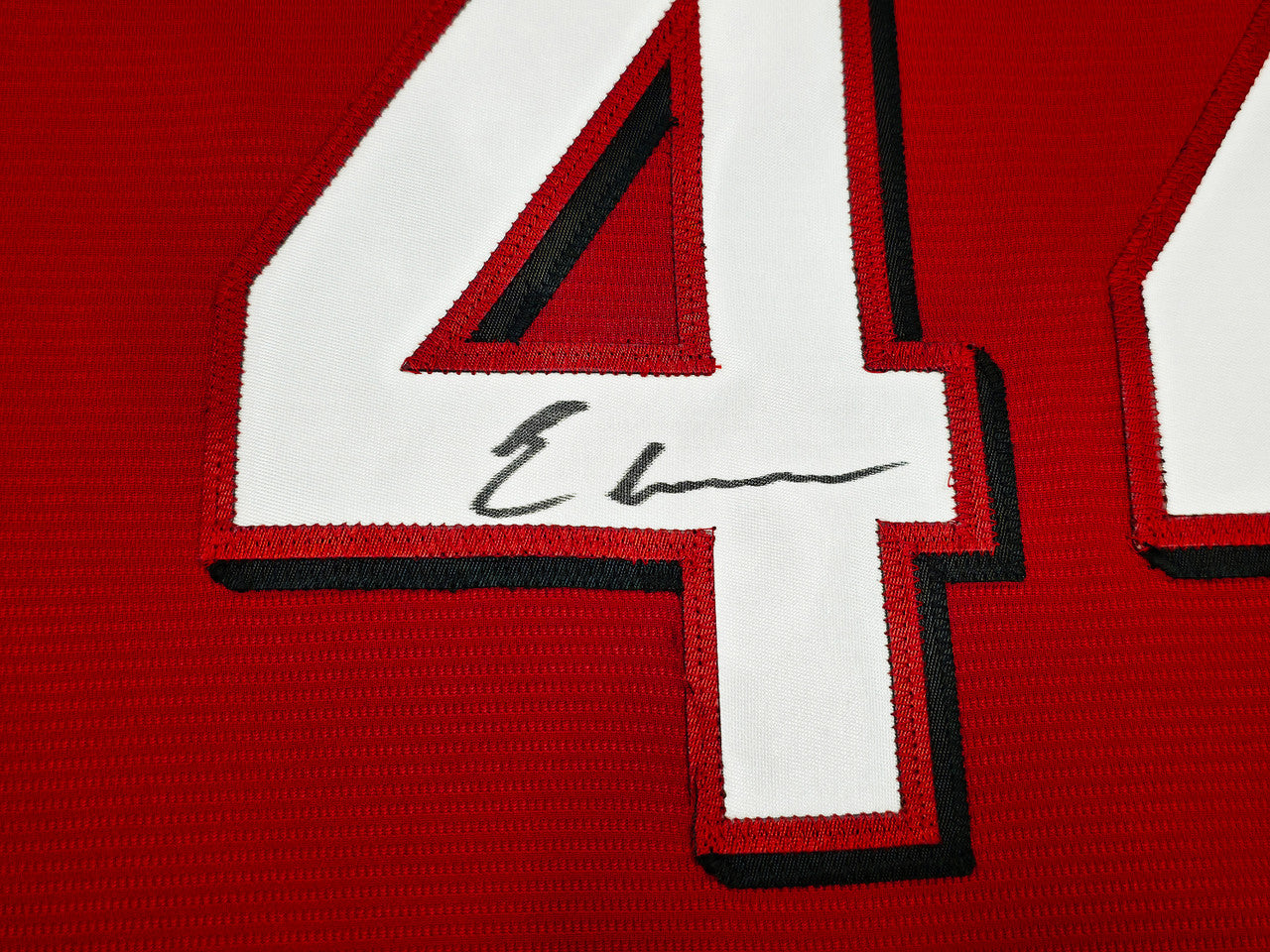 Cincinnati Reds Elly De La Cruz Autographed Red Nike Jersey Size XL Beckett BAS Witness Stock #256878