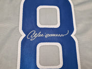 Chicago Cubs Andre Dawson Autographed Gray Jersey Beckett BAS Witness Stock #256893