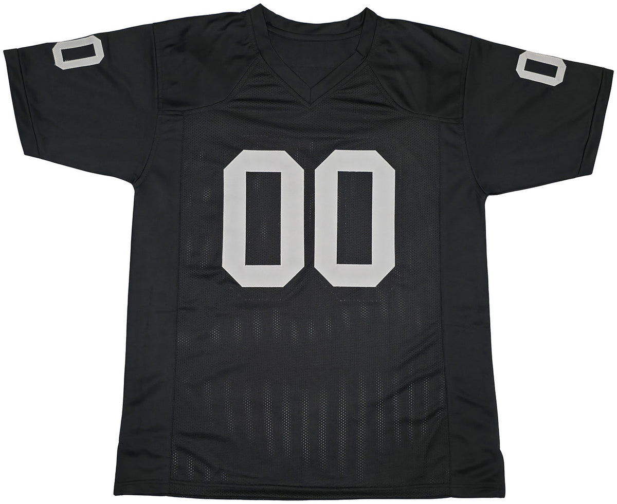 Oakland Raiders Jim Otto Autographed Black Jersey GTSM Stock #256891