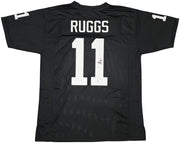 Las Vegas Raiders Henry Ruggs III Autographed Black Jersey Beckett BAS Stock #256890