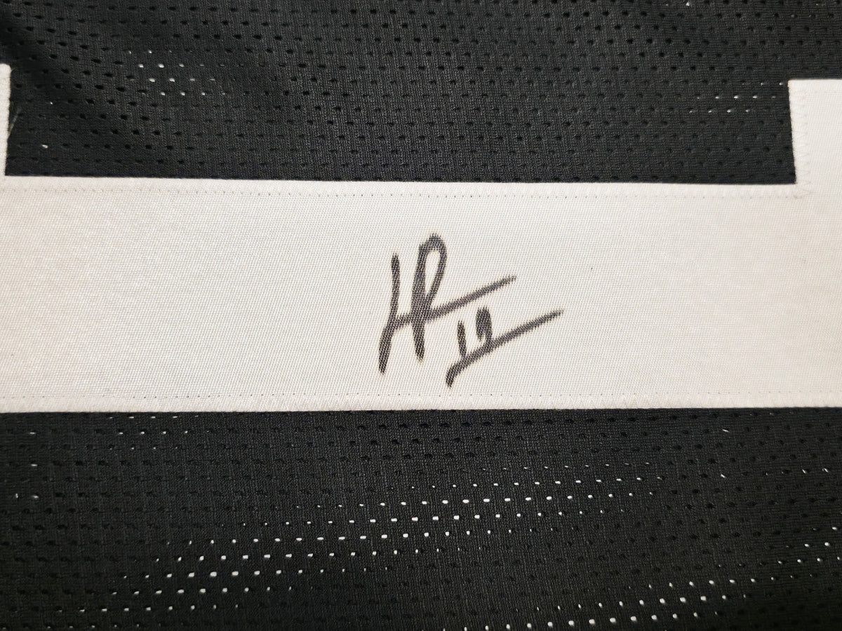 Las Vegas Raiders Henry Ruggs III Autographed Black Jersey Beckett BAS Stock #256890