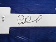 Seattle Seahawks Pete Carroll Autographed Blue Jersey Beckett BAS QR Stock #256902