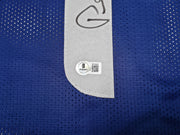 Seattle Seahawks Pete Carroll Autographed Blue Jersey Beckett BAS QR Stock #256903