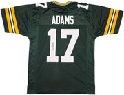 Green Bay Packers Davante Adams Autographed Green Jersey Beckett BAS Witness Stock #256914