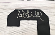 Pittsburgh Steelers Donnie Shell Autographed White Jersey "HOF 20" Beckett BAS Witness Stock #256862