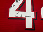 Cincinnati Reds Elly De La Cruz Autographed Red Nike Jersey Size L "1st HR 6/8/23" Beckett BAS Witness Stock #256881