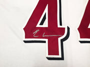 Cincinnati Reds Elly De La Cruz Autographed White Nike Jersey Size XL Beckett BAS Witness Stock #256884