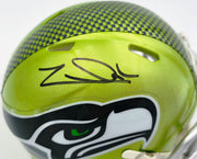 Zach Charbonnet Autographed Seattle Seahawks Flash Green Speed Mini Helmet MCS Holo Stock #256965