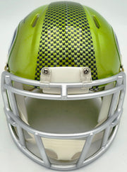 Zach Charbonnet Autographed Seattle Seahawks Flash Green Speed Mini Helmet MCS Holo Stock #256965