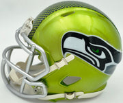 Zach Charbonnet Autographed Seattle Seahawks Flash Green Speed Mini Helmet MCS Holo Stock #256965