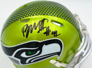 Byron Murphy II Autographed Seattle Seahawks Flash Green Speed Mini Helmet MCS Holo Stock #256971