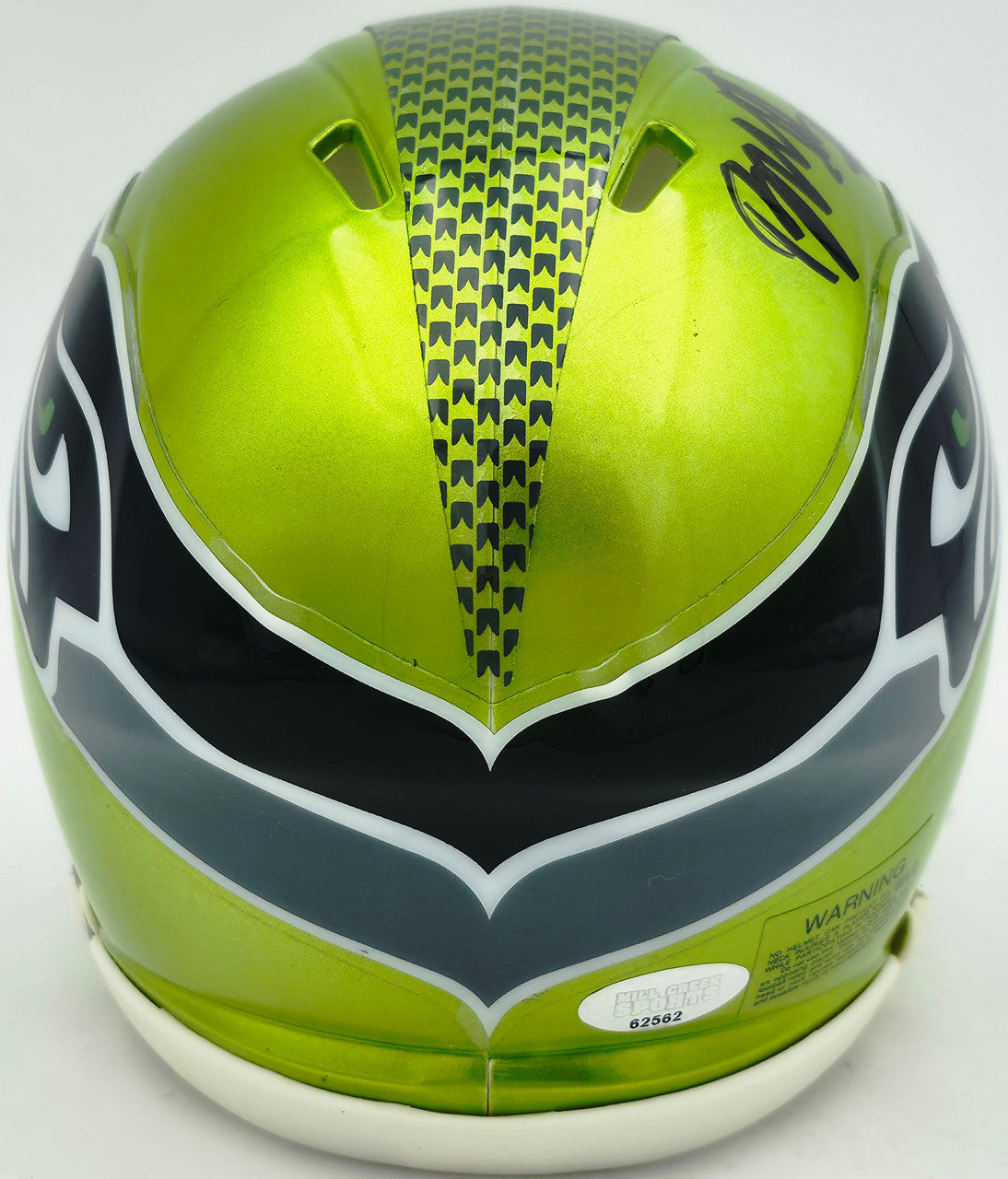 Byron Murphy II Autographed Seattle Seahawks Flash Green Speed Mini Helmet MCS Holo Stock #256971