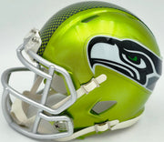 Byron Murphy II Autographed Seattle Seahawks Flash Green Speed Mini Helmet MCS Holo Stock #256971