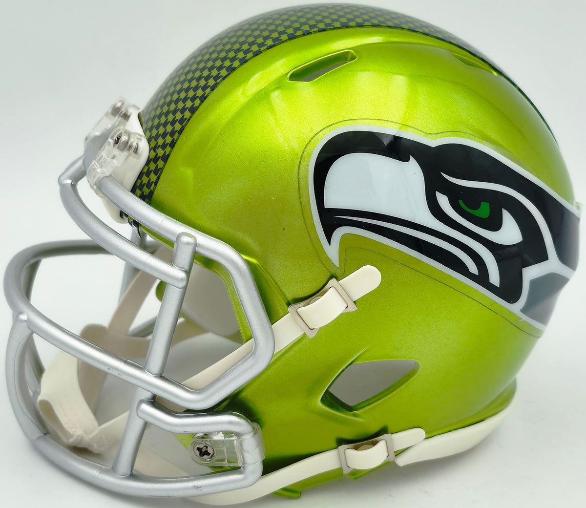 Byron Murphy II Autographed Seattle Seahawks Flash Green Speed Mini Helmet MCS Holo Stock #256971