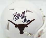 Byron Murphy II Autographed Texas Longhorns White Speed Mini Helmet MCS Holo Stock #256973